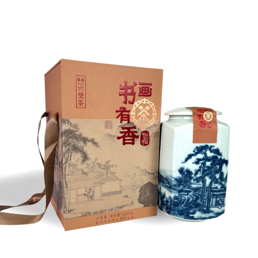 S072/2022 "Shu Hua You Cha Xiang" Liubao Tea Compressed Tea  (450g)